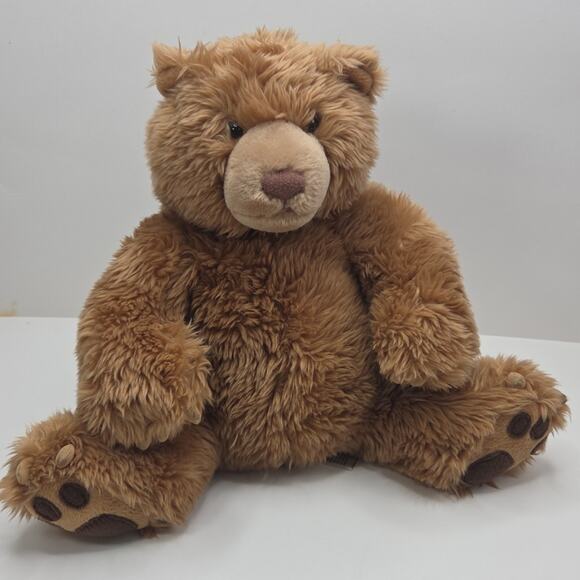 Gund Brown Bear Plush 12in Tan Grizzly Teddy #44184 Kohls Cares Stuffed Animal - Picture 1 of 16